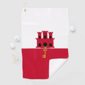 ジブラルタル国旗 ゴルフタオル (インサイチュ)