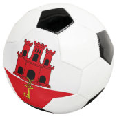 ジブラルタル国旗 サッカーボール (3/4)