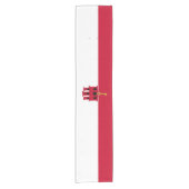 ジブラルタル国旗 ショートテーブルランナー (正面)