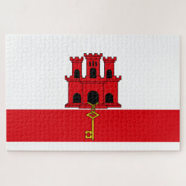 ジブラルタル国旗 ジグソーパズル