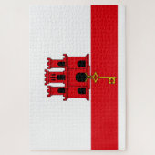 ジブラルタル国旗 ジグソーパズル (縦)