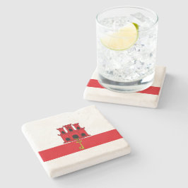 ジブラルタル国旗 ストーンコースター