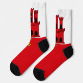 ジブラルタル国旗 ソックス (左)