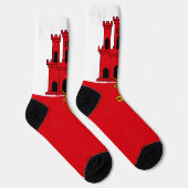 ジブラルタル国旗 ソックス (右)