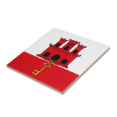 ジブラルタル国旗 タイル (側面)