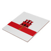 ジブラルタル国旗 タイル (側面)
