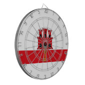 ジブラルタル国旗 ダーツボード (正面左)