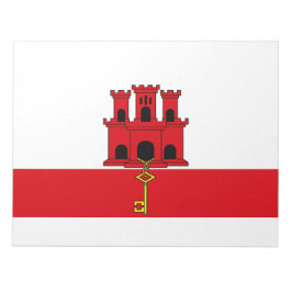 ジブラルタル国旗 ノートパッド