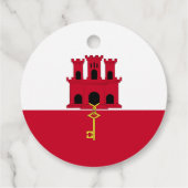 ジブラルタル国旗 フェイバータグ (裏面)