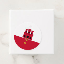 ジブラルタル国旗 フェイバータグ