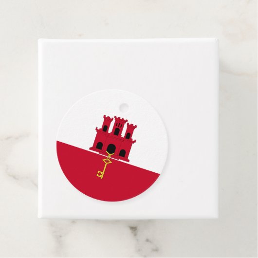 ジブラルタル国旗 フェイバータグ (インサイチュ)