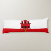 ジブラルタル国旗 ボディピロー (裏面)