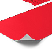 ジブラルタル国旗 ポスター (角)