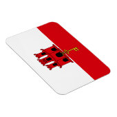 ジブラルタル国旗 マグネット (右側)