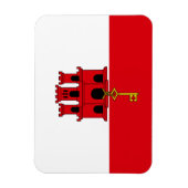 ジブラルタル国旗 マグネット (縦)