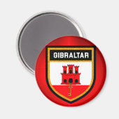 ジブラルタル国旗 マグネット (正面/裏面)
