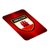 ジブラルタル国旗 マグネット (右側)