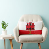 ジブラルタル国旗 ランバークッション (椅子)