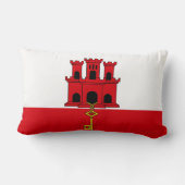 ジブラルタル国旗 ランバークッション (裏面)