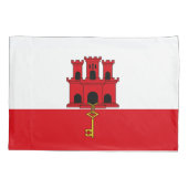 ジブラルタル国旗 枕カバー (裏面)