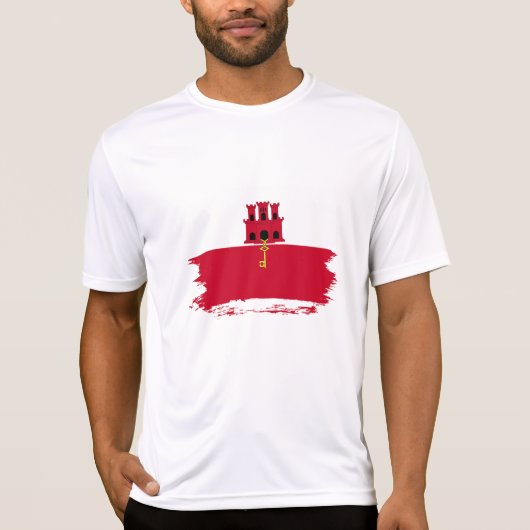 ジブラルタル国旗 Tシャツ (正面)