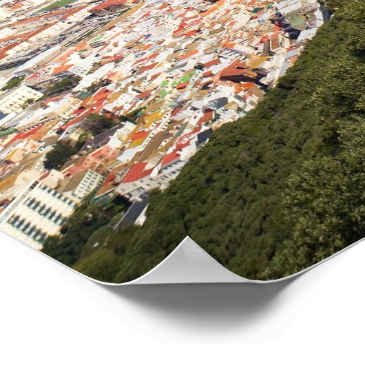 ジブラルタル岩 ポスター (角)