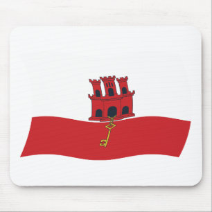 ジブラルタル旗マウスパッド マウスパッド
