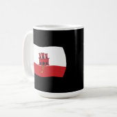 ジブラルタル旗マグ コーヒーマグカップ (正面左)