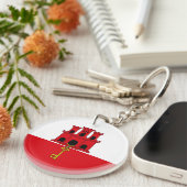 ジブラルタル旗 キーホルダー (正面右)