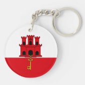 ジブラルタル旗 キーホルダー (裏面)