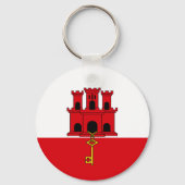 ジブラルタル旗 キーホルダー (裏面)