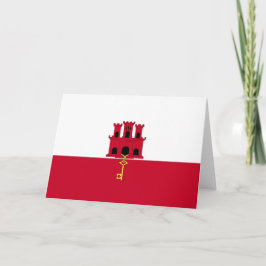 ジブラルタル旗 サンキューカード