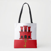 ジブラルタル旗 トートバッグ (正面)