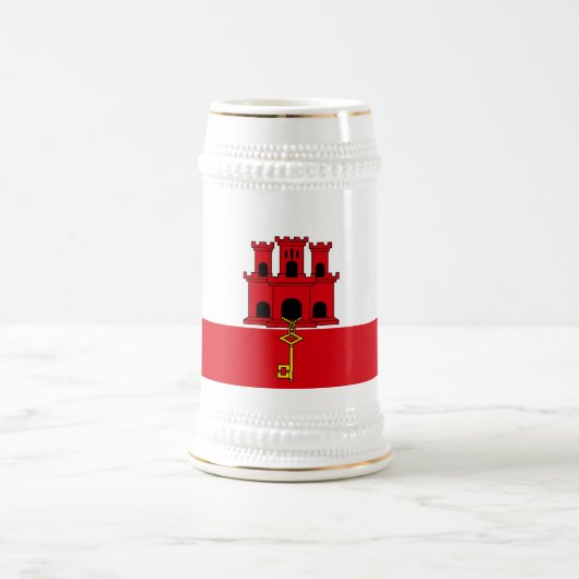 ジブラルタル旗 ビールジョッキ (中央)