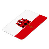 ジブラルタル旗 マグネット (左側)