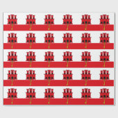 ジブラルタル旗 ラッピングペーパー (フラット)