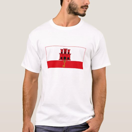 ジブラルタル旗 Tシャツ (正面)