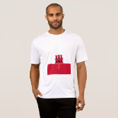ジブラルタル旗 Tシャツ (正面フル)