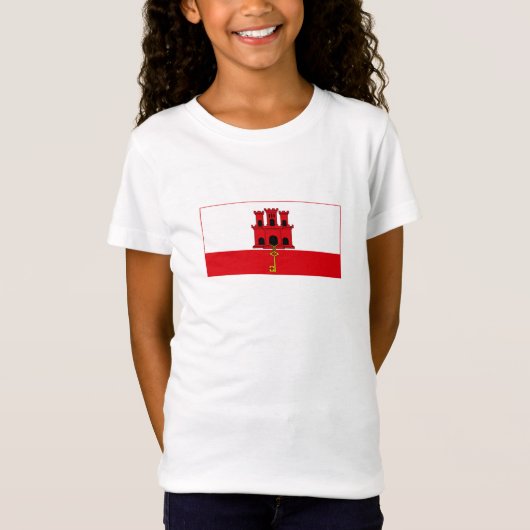 ジブラルタル旗 Tシャツ (正面)