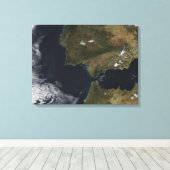 ジブラルタル海峡 キャンバスプリント (インサイチュ (ウッドフロア))