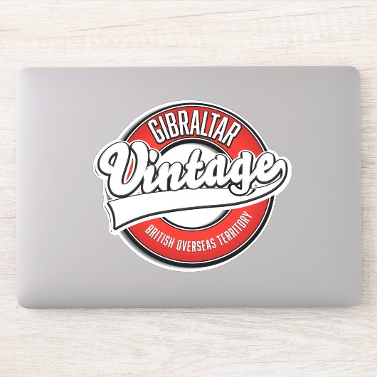 ジブラルタル英国海外領土のロゴ シール (コンピューター)