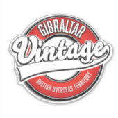 ジブラルタル英国海外領土のロゴ シール (正面)