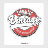 ジブラルタル英国海外領土のロゴ シール (シート)