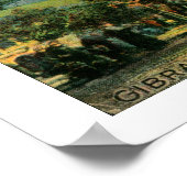 ジブラルタル、カゼメイススクエア、ヴィンテージ ポスター (角)