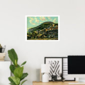 ジブラルタル、カゼメイススクエア、ヴィンテージ ポスター (ホームオフィス)