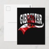 ジブラルタル ポストカード (正面/裏面)