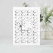 ジブリが「うるさくない」猫のスタイル 出欠カード (スタンド正面)