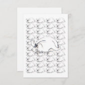 ジブリが「うるさくない」猫のスタイル 出欠カード (正面/裏面)