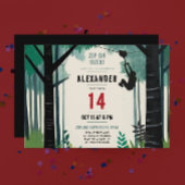 ジプクールリンアドベンチャー自然屋外アドレナリン 招待状