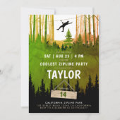 ジプクールリングリーンフォレストツリーズ自然冒険 招待状 (正面)
